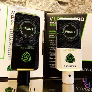 萊維特 Lewitt LCT 240 Pro 電容式麥克風 直播 唱歌 收音 網紅 歡歌 K歌, LCT-240單機(黑色)