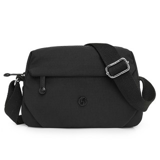 Rainbow Bag 輕量貝殼包 時尚百搭 多色可選 女士斜背包, 黑色