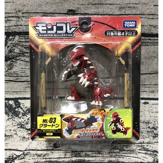 《GTS》TAKARA TOMY 多美 神奇寶貝 精靈寶可夢 ML-03 固拉多 立體圖鑑 - 純日貨, 1個