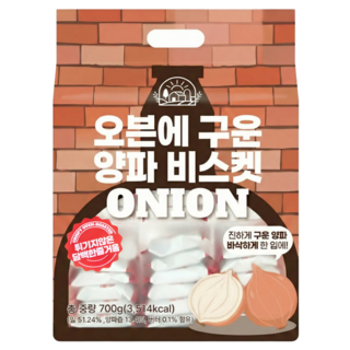 이트원 오븐에 구운 양파 비스켓, 1개, 700g