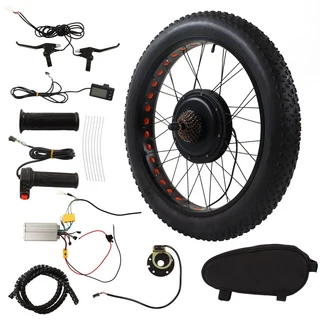 전기 자전거 변환 키트 뒷바퀴 강력한 모터 $866 계량기 48V 1500W 26 인치