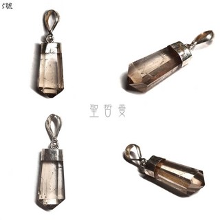 帝王拓帕石AA級拋光晶柱925銀墜1216-1 18號(Topaz) 飾品 美與健康的守護石, 1個, 1216-5