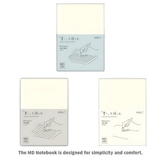 미도리노트 MD노트, L (A5) 방안지, 1개