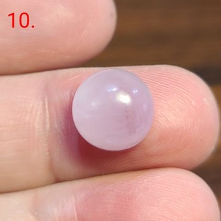 紫鋰輝石紫磷灰石戒面裸石，天然水晶玉石包邊鑲嵌寶石材料特賣, 紫