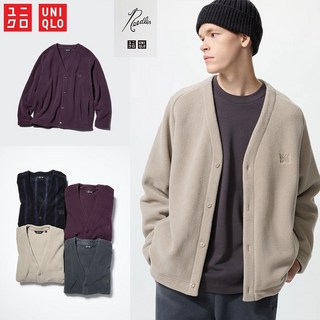 유니클로 x 니들스 남녀 공용 플리스 오버사이즈 가디건 후리스 3컬러 483980