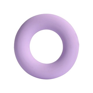 矽膠握力圈 握力環 手指拉力訓練器 手部復健球 指力握力訓練 健身握力器 甜甜圈握力球 手指運動 圓形指力環, 1個, 握力器｜丁香紫23kg, 丁香紫
