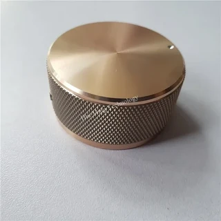 문짝지그 전위차계 손잡이 서랍 용 PCS 고 알루미늄 HIFI 드 44x22 널링 인코더 볼륨 조절, 05 CHAMPAGNER DOT, 01 44X22X6