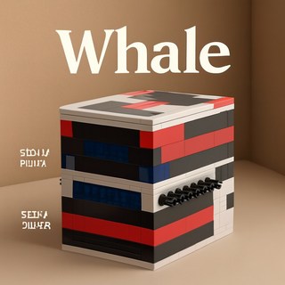 鯨魚3D解密puzzle機關盒 立體拚圖燒腦解壓玩具 益智禮物, 1個