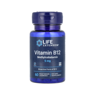 라이프 익스텐션 활성형 비타민 B12 메틸코발라민 5 mg 60 정, 라이프익스텐션 B12 메틸코발라민 5000mcg 60정, 60정, 1개