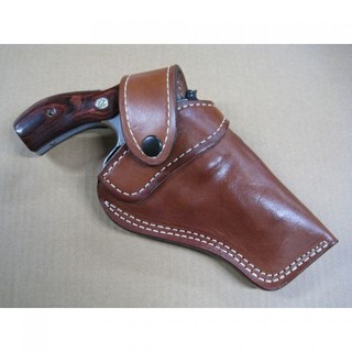 홀스터 멜빵 벨트 코스프레 아주라 커스텀 가죽 크로스 드로잉 루거 SP101 3 배럴 리볼버 브라운 오른손용 아웃도어 건