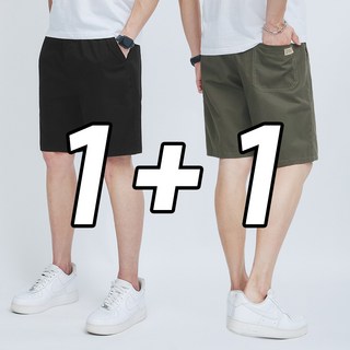 남자 반바지 면100% 스판 밴딩 기본 반바지 2P 세트 (SCC5612PT)