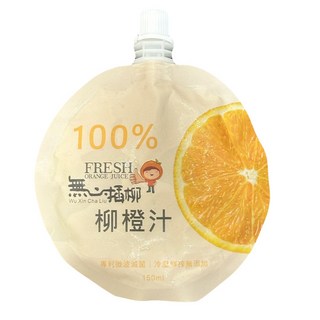 無心插柳 100%冷壓鮮榨柳橙汁 (150ml) - 健康無添加，台灣在地水果, 1個, 150ml