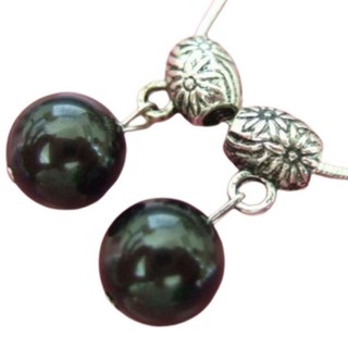 小樂珠寶 黑色大顆3A南洋深海貝珍珠項鍊(12mm正圓珍珠墜鍊)