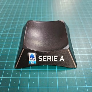 로쿠스 공 받침대 거치대 진열대 축구 농구 배구 정리 보관 볼 스탠드, 1개, 공 받침대 + 축구 세리에A 스티커 2개