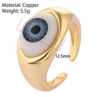 남성반지 서지컬스틸반지 turkish evil blue eye ring for 80