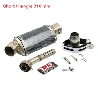 51mm 범용 오토바이 요시무라 배기 머플러 탈출 310 370 440mm 파이프 100cc 1000cc ATV GP 스쿠터 fz6 pcx125, A1 y sti er, 1개