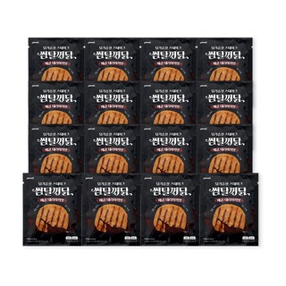 재미어트 썸탈꺼닭 소스 닭가슴살 스테이크 매콤 데리야끼 맛 (냉동), 16개, 120g