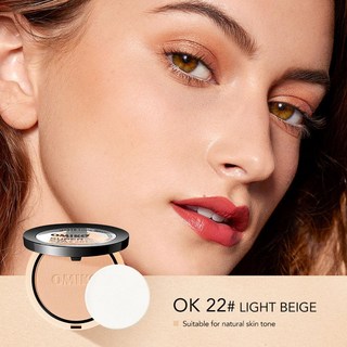 BF 프레스 파우더 방수 오래 지속되는 풀 커버리지 페이스 컴팩트 세팅 파우더 메이크업 파운데이션 오일 3 색 컨트롤 화장품, 02__