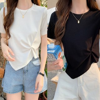 Kojawa女款扭結短袖T恤 2件 1+1