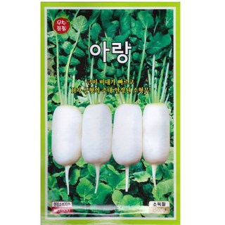 영농사 아랑무 무씨앗 1500립 소형 동치미 다발무씨, 14. 아랑무   1500립, 1개
