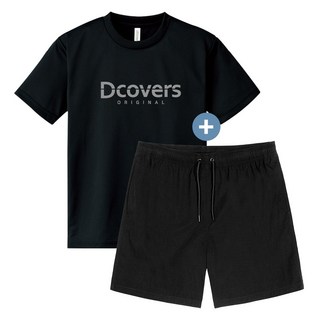 1+1 DCOVERS 반팔티+반바지 2종세트 디커버스 남자 여자 기능성 티셔츠