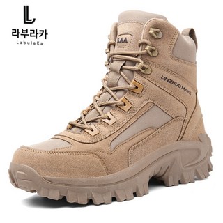 라부라카 남자 군화 전투화 하이탑워커 아웃도어 남자겨울워커 정글워커등산화 군용신발 전투화 사막화