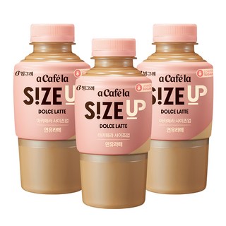 빙그레 아카페라 사이즈업 돌체라떼, 350ml, 20개