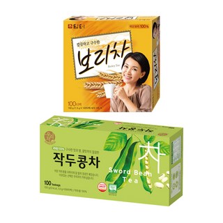담터 보리차 100T +송원 작두콩차 100T, 150g, 1개