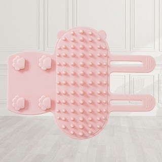 고양이 강아지 클리닝 스크래쳐 장모 털정리 빗 애완동물용 브러시, 그린