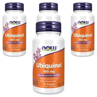 나우푸드 유비퀴놀 100mg 소프트젤, 4개, 60정