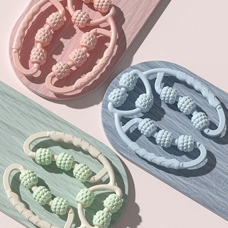 九輪環形夾腳瘦腿按摩器 - 6H出貨 三閤一按摩 疏通經絡放鬆肌肉 健身瑜珈輔助, 古法按摩九輪-推拿揉捏按【綠色】