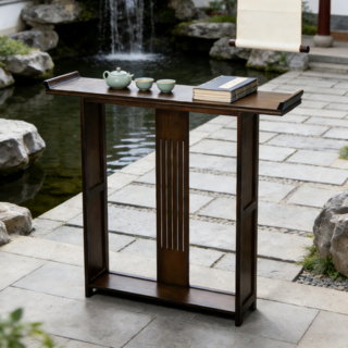 현관콘솔테이블 콘솔테이블 원목거실테이블 엔틱콘솔 100CM*80CM*66CM, 1000MM, 그레이