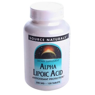 SOURCE NATURALS 硫辛酸錠 200mg, 120顆, 1罐