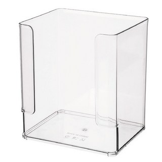 MUSI 透明多功能收納盒 泡麵面膜置物盒 廚房直角疊加整理箱 14.5x18x20.4CM, 泡麵收納盒-透明, 1個, 泡麵收納盒-透明 現貨隔天發