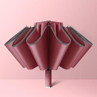 車載反向傘 晴雨兩用自動傘 大號32骨汽車傘 超大防暴加固抗風遮陽全自動反向雨傘