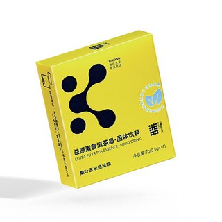 大益 桑葉玉米鬚風味普洱熟茶固體飲料, 1個, 盒