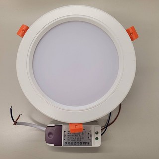 典匯甘仔店 LED 12W 崁入式燈具 孔徑150mm 110V/220V 3000K 可調光, 1個, 電壓220V