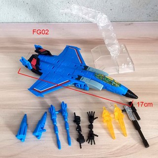 변환 장난감 JINBAO FG0103 FG04 Starscream Thundercracker Skywarp F15 DS01 애니메이션 액션 피겨 모델 변형 로봇, FG02 NO BOX