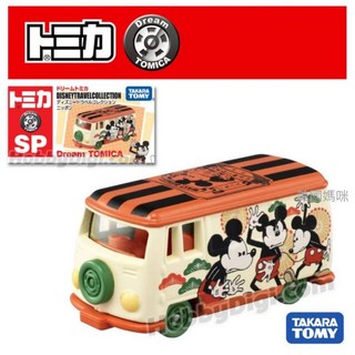 TAKARA TOMY 多美小汽車 DREAM TOMICA 迪士尼 DS 旅行巴士, 1個, 歌舞伎