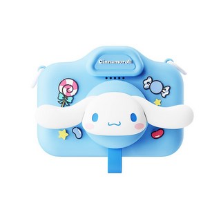 산리오 셀카 미니 디지털 듀얼 카메라 디카, 필요 없음, 블루