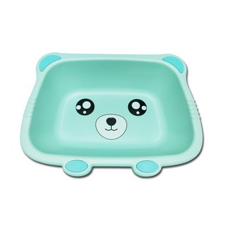 小閨祕 造型臉盆 全館低消不含運需滿99元 臉盆 浴盆 舀水盆 塑膠盆 洗臉盆 浴室, 1個, 巴迪熊造型臉盆,隨機出貨