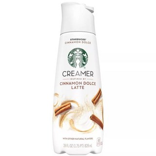 [미국직배송]스타벅스Starbucks 시나몬 돌체 크리머 828mlx Starbucks Cinnamon Dolce Creamer 28 fl oz, 1개, 828ml, 1개입