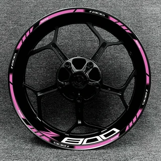 Kawasaki Z800 오토바이 휠 림 스티커 휠 허브 장식 Z800 고반사 데칼 로고에 적합, [21] Z800