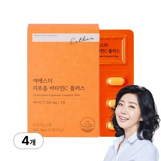 [본사직영] 여에스더 리포좀 비타민C 플러스 국민영양 프로젝트, 30정, 4개