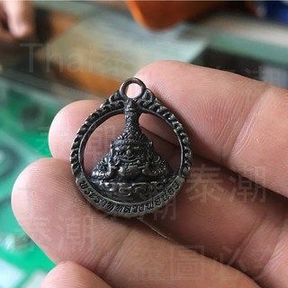 泰國拉胡廟 立體小供尊, 拉胡佛牌(未包殼，附出廟盒)