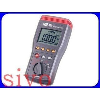 泰仕 TES TES-3660 自動換檔絕緣測試器 電阻高阻 低阻10G歐姆, 1個