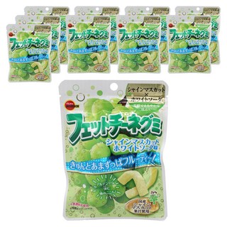 BOURBON 北日本 Fettuccine軟糖 麝香葡萄白蘇打口味, 10個, 47g