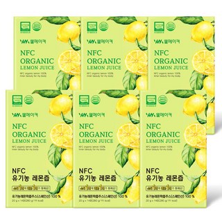 물 한방울도 넣지않고 1일1레몬 NFC 착즙 유기농 레몬즙 레몬수 원액 레몬즙물, 84개, 20g