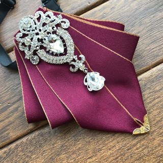 桃園出貨-韓國商務領結 男 英倫韓版潮雙層結婚新郎領帶演出主持人紳士領結