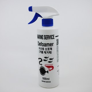 거품 제거제 스프레이 리필 수산용 소포제 500ml, 1개